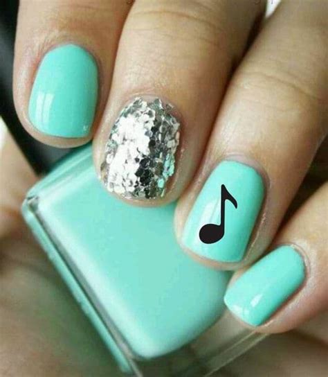 25 Coolest Music Note Nail Designs You'll Love – NailDesignCode