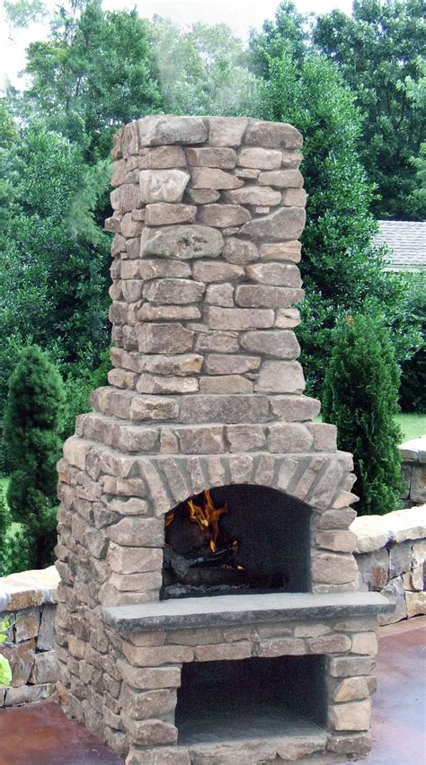 Find stone fireplace options only on this page | Outdoor stone fireplaces, Outdoor fireplace ...