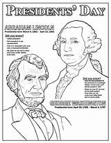 Presidents Coloring Sheets Pages sketch template