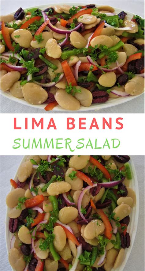 Mediterranean Lima Beans Summer Salad | Recipe | Summer salads, Albanian recipes, Mediterranean ...