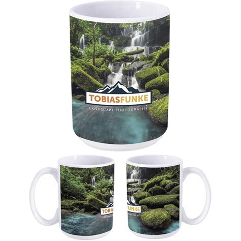 Promotional 15 Oz. Dye Sublimation Mugs with Custom Logo for $3.50 Ea.