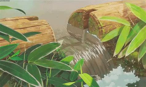 Anime Water GIF - Anime Water Nature - Discover & Share GIFs