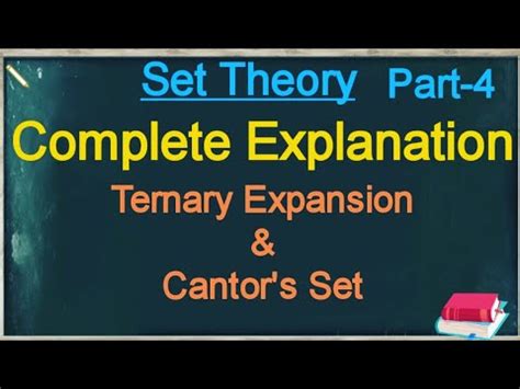 Cantor set | Real analysis | Set theory | Ternary expansion of cantor set | properties | BSc ...