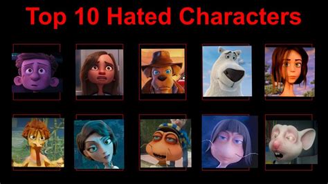 My Top 10 Hated Characters by Odilplay13 on DeviantArt