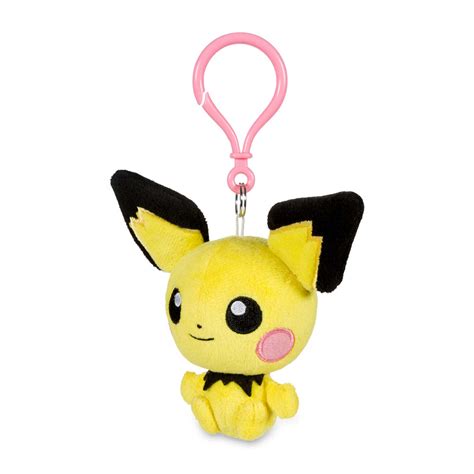 Pichu Pokémon Petit Plush Keychain | Pokémon Center Original