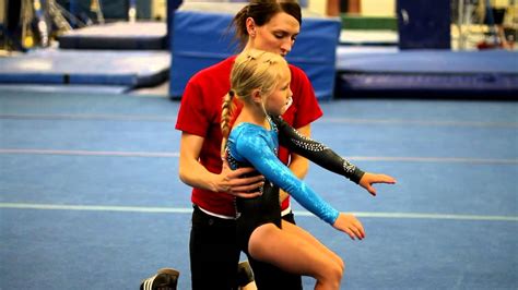 Back Handsprings for Beginner Gymnasts : Beginning Gymnastics - YouTube