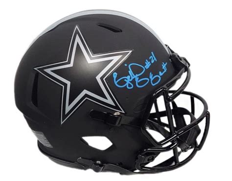 Ezekiel Elliott Signed Dallas Cowboys Football Helmet - CharityStars