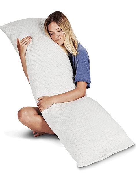 Buy Snuggle-Pedic Long Body Pillow for Adults - Big 20x54 Pregnancy ...