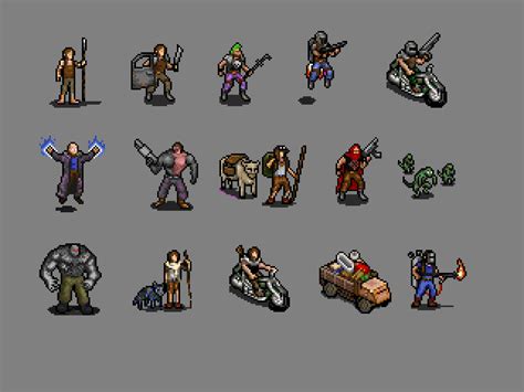 Some post-apocalyptic units I made for a Civilization II scenario : r ...