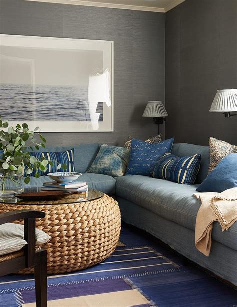 Blue Denim Sectional Sofa | Cabinets Matttroy