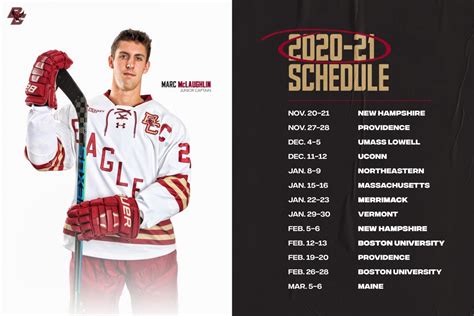 Boston College Men's Hockey Schedule Released - Sports Illustrated Boston College Eagles News ...