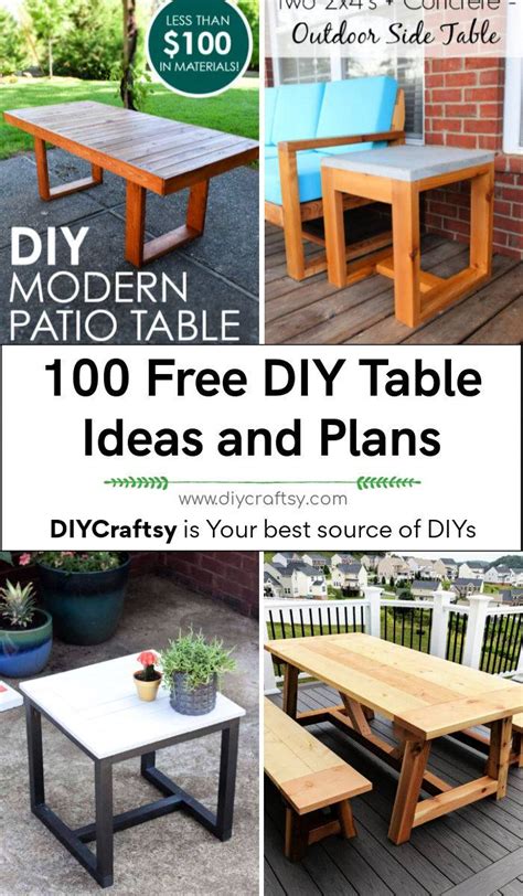 Diy Projects Side Table | Brokeasshome.com