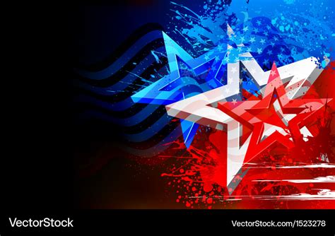 Abstract american flag background Royalty Free Vector Image