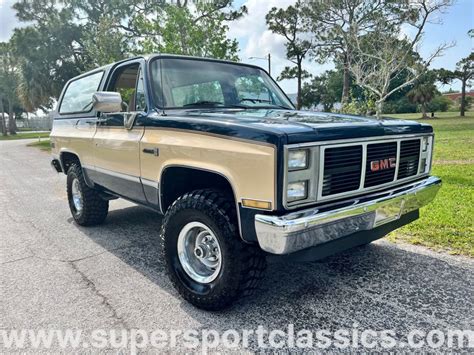 1988 GMC Jimmy | SuperSport Classics