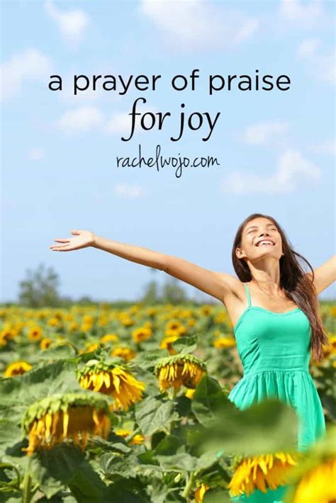 A Prayer of Praise for Joy - RachelWojo.com