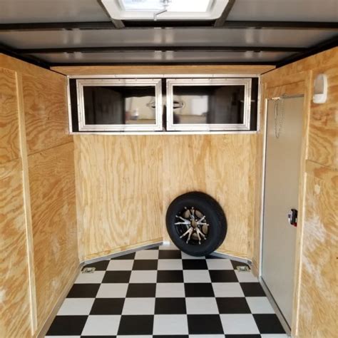 Custom Design 6x12 Tandem Enclosed Trailer. - USA Cargo Trailer