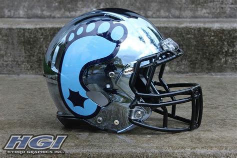 North Carolina "Chrome" Tar Heel Helmet Design. | Football helmets ...