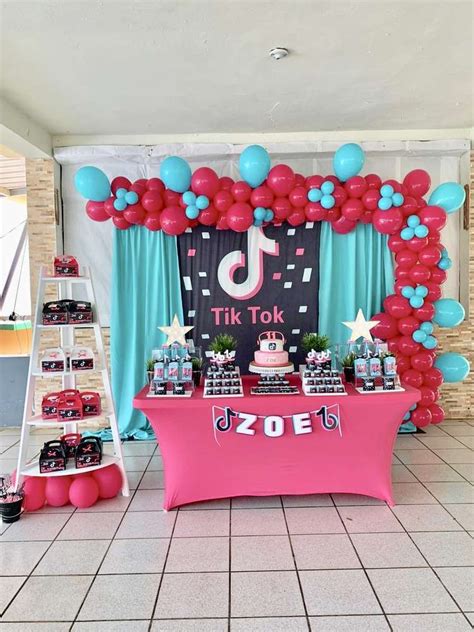 Tik tok birthday party ideas photo 10 of 10 – Artofit