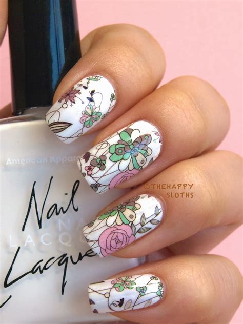 Floral Manicure: A Comprehensive Guide to Full Nail Water Decals with ...