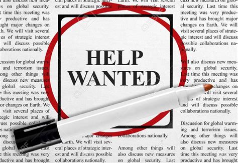 Write A Good Help Wanted Ad - The best estimate connoisseur | Help ...