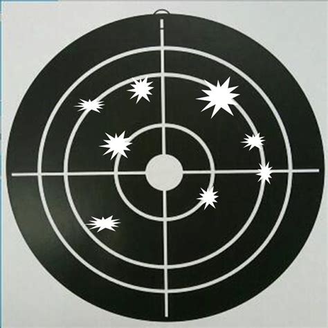 Splatter paper target for shooting - Instantly See Your Shots Burst ...