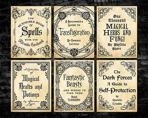 Printable Book Covers Harry Potter