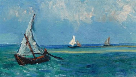 Vincent van Gogh | Seascape near Les Saintes-Maries-de-la-Me, 1888 | Tutt'Art@