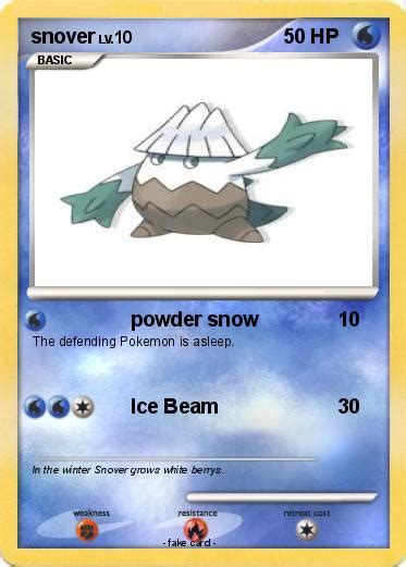 Pokémon snover 3 3 - powder snow - My Pokemon Card