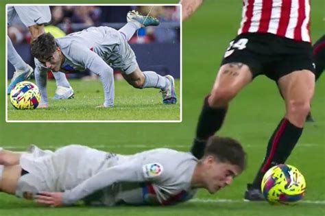 Fans can't help but respect Gavi for 'twisted' act on pitch during ...