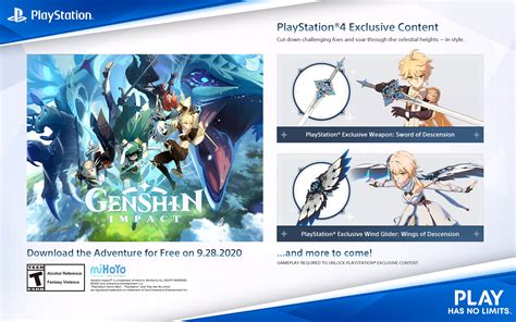 Genshin Impact hits PS4 September 28, bonuses for pre-orders and PS players detailed ...