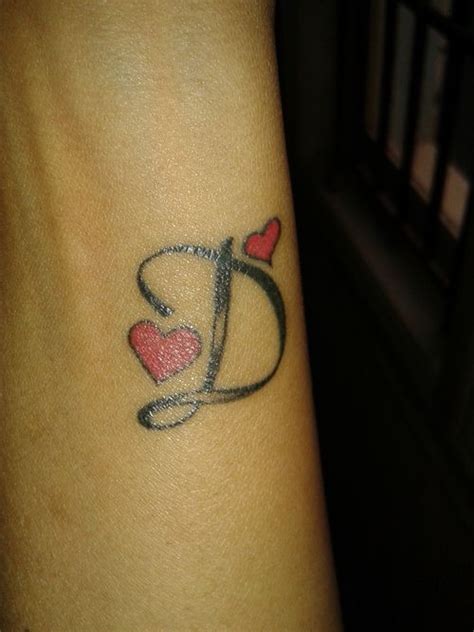 14+ Letter D With Heart Tattoo Designs PNG - SSS Tattoo