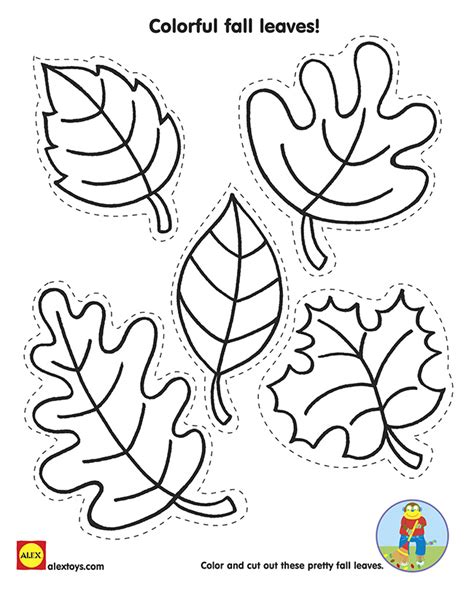 Fall Leaf Coloring Page Printables | Just another WordPress site on ...