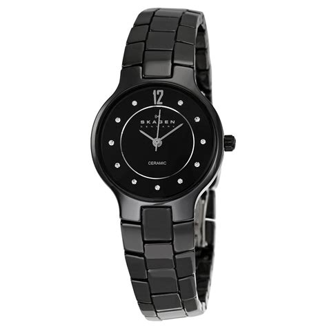 Skagen Watches Skagen Watch S11 Ladies Black Ceramic - Watches from ...