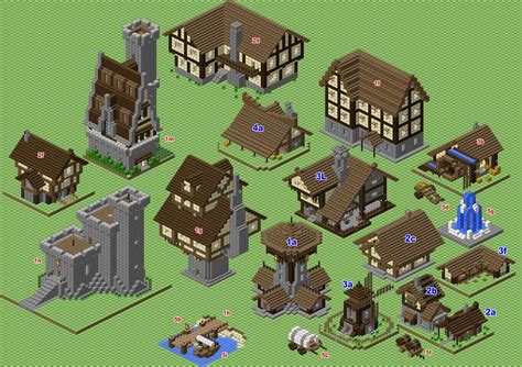 Medieval Village (WIP) by spasquini | Minecraft houses, Minecraft crafts, Minecraft medieval