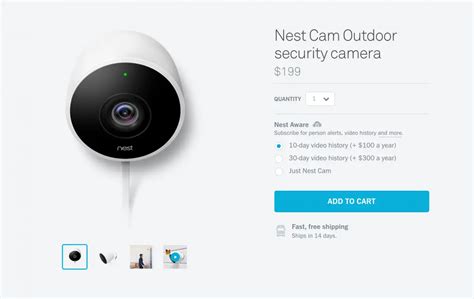 The Nest Cam Outdoor is now available for purchase for just $199 ...