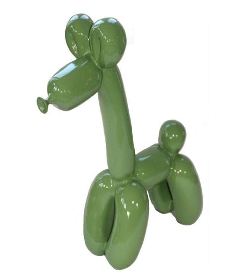 Large Green Giraffe Balloon Animal - Artbox Ltd