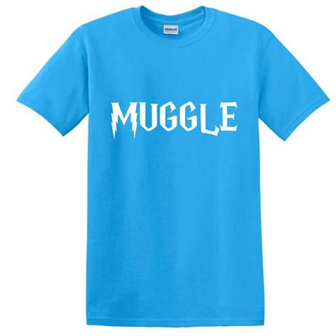 Muggle Harry Potter Mens Unisex T Shirt Harry Potter World | Mens tshirts, Mens tops, Shirts