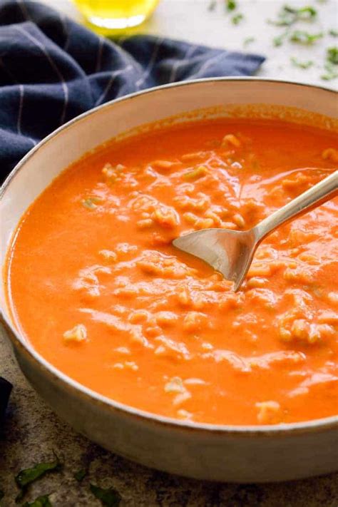 Creamy Vegan Tomato Soup - The Stingy Vegan