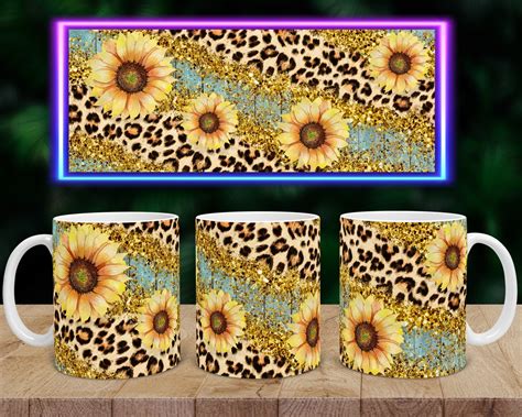 11oz Mug Sublimation Designs Custom Coffee Mug Sunflower Mug - Etsy
