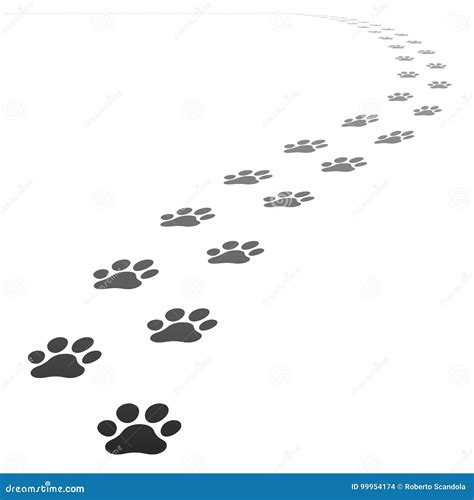 Paw Prints Vector Illustration | CartoonDealer.com #22718302