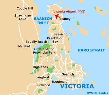 Victoria, Bc Map