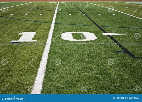 Football Field Lines Stock Photo - Image: 15891580