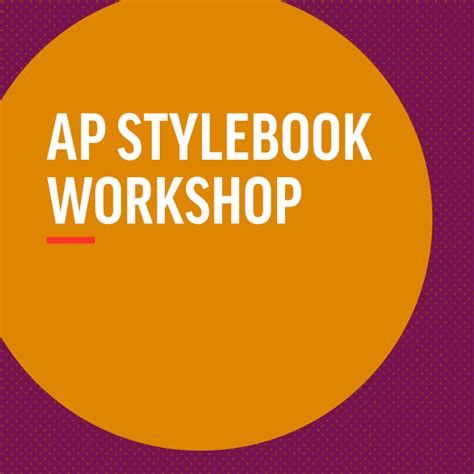 AP Stylebook Workshop, spring 2024