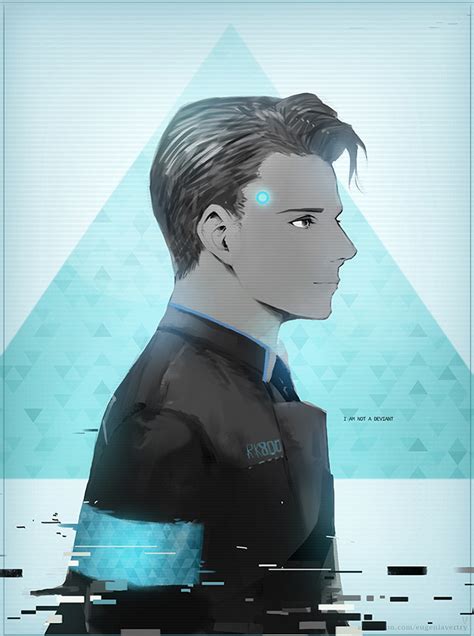 Vertry — Connor from “Detroit:Become Human”. fan art.