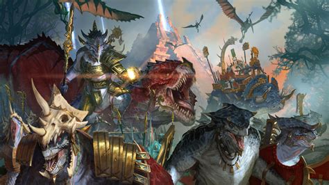 Lizardmen, Total War: Warhammer II, Warhammer Wallpapers HD / Desktop and Mobile Backgrounds