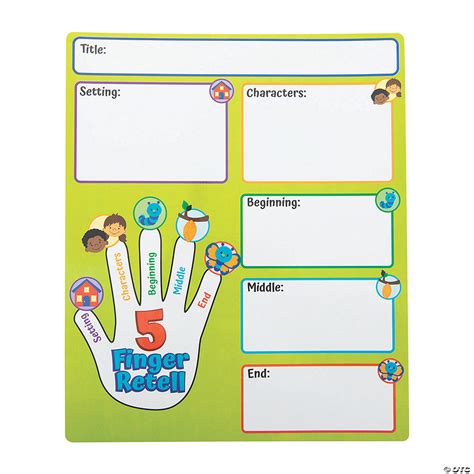 Five Finger Retell Dry Erase Boards | Oriental Trading