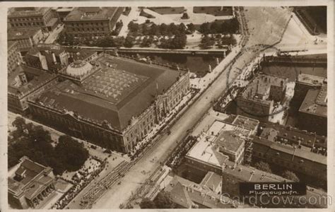 Aerial view of Berlin Germany