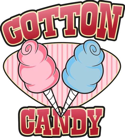 Cotton Candy Concession Food Truck Restaurant Cart Stand Menu Vinyl Decal 14" | Carnival food ...