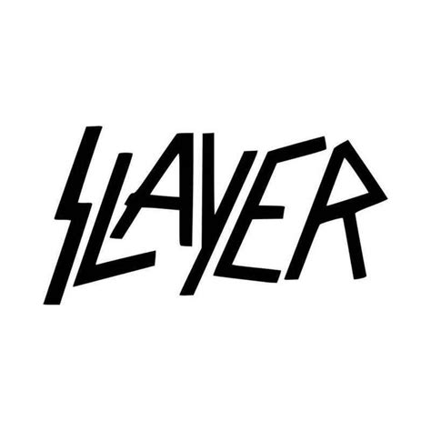 Buy Slayer Band Logo Vinyl Decal Sticker Online