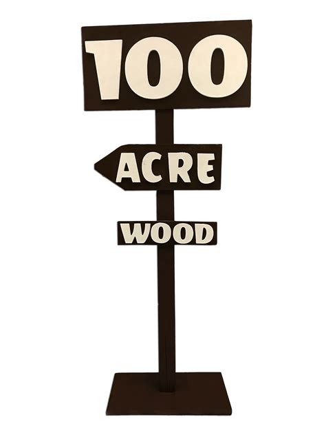 Hundred Acre Wood Sign Printable